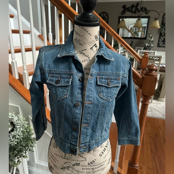 Eddie Bauer Girls Jean‎ Jacket - Picture 1 of 5